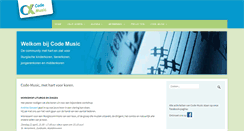 Desktop Screenshot of code-music.nl